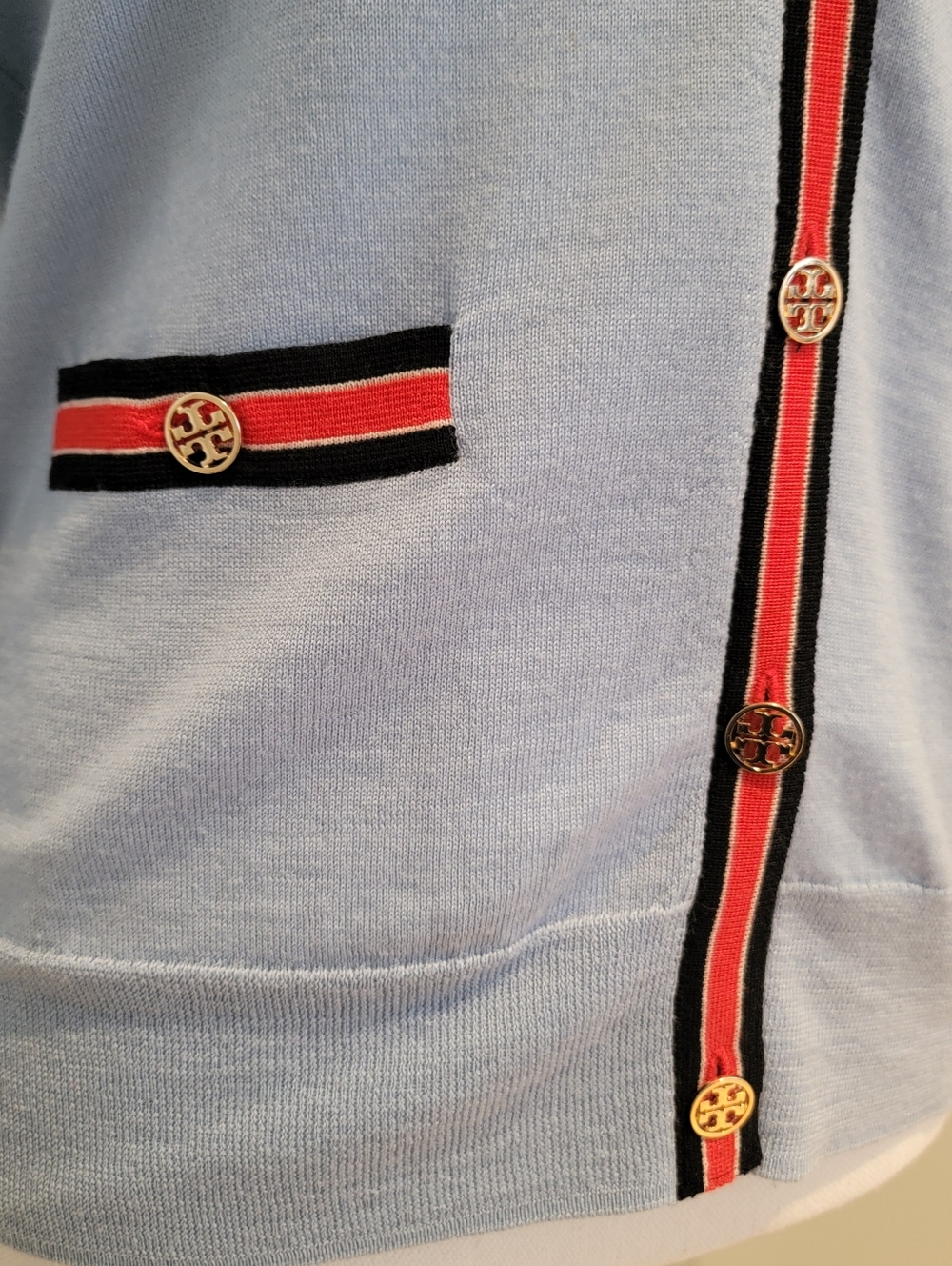 🖤 TORY BURCH MADELINE CARDIGAN SWEATER - Picture 5 of 11